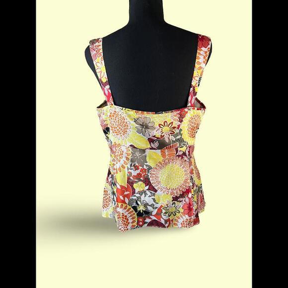 Flirty Ann Taylor silky lined and pleated summer blouse​​ - Picture 6 of 8